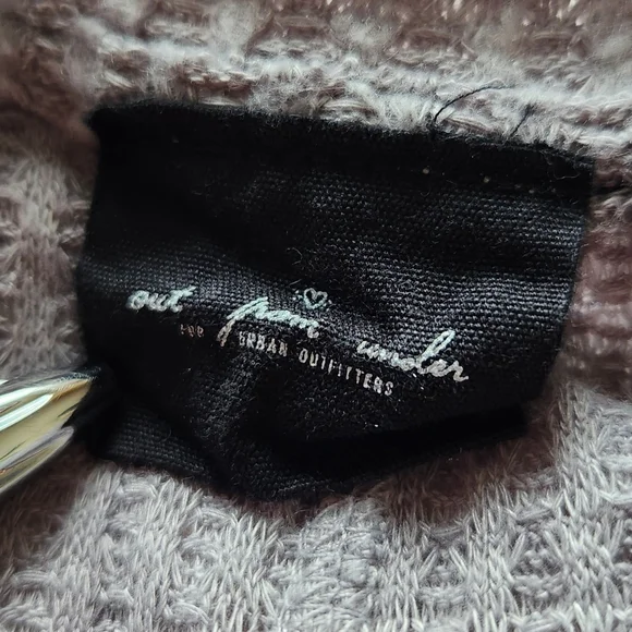 Urban Outfitters Out From Under Jojo Oversized Waffle Knit Gray Thermal Size XS - Picture 7 of 11